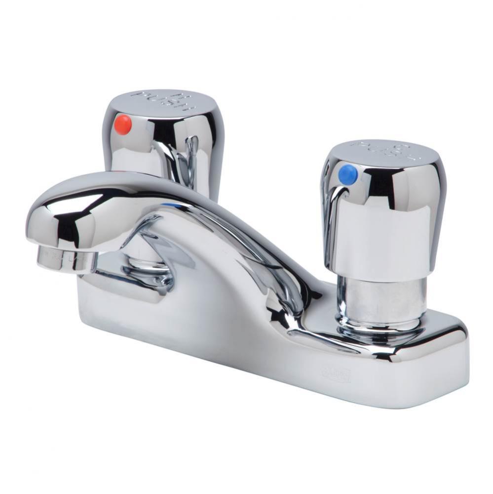 AquaSpec® Metering Faucet, Deck Mount, 0.5 gpm Vandal-Resistant Pressure-Compensating Spray,