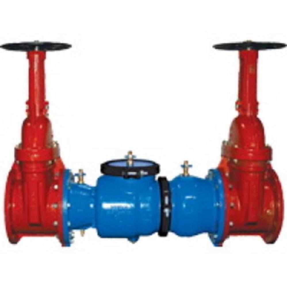 Double Check Valve, Lead-Free, Flanged Body, Grooved OSY x Grooved PI
