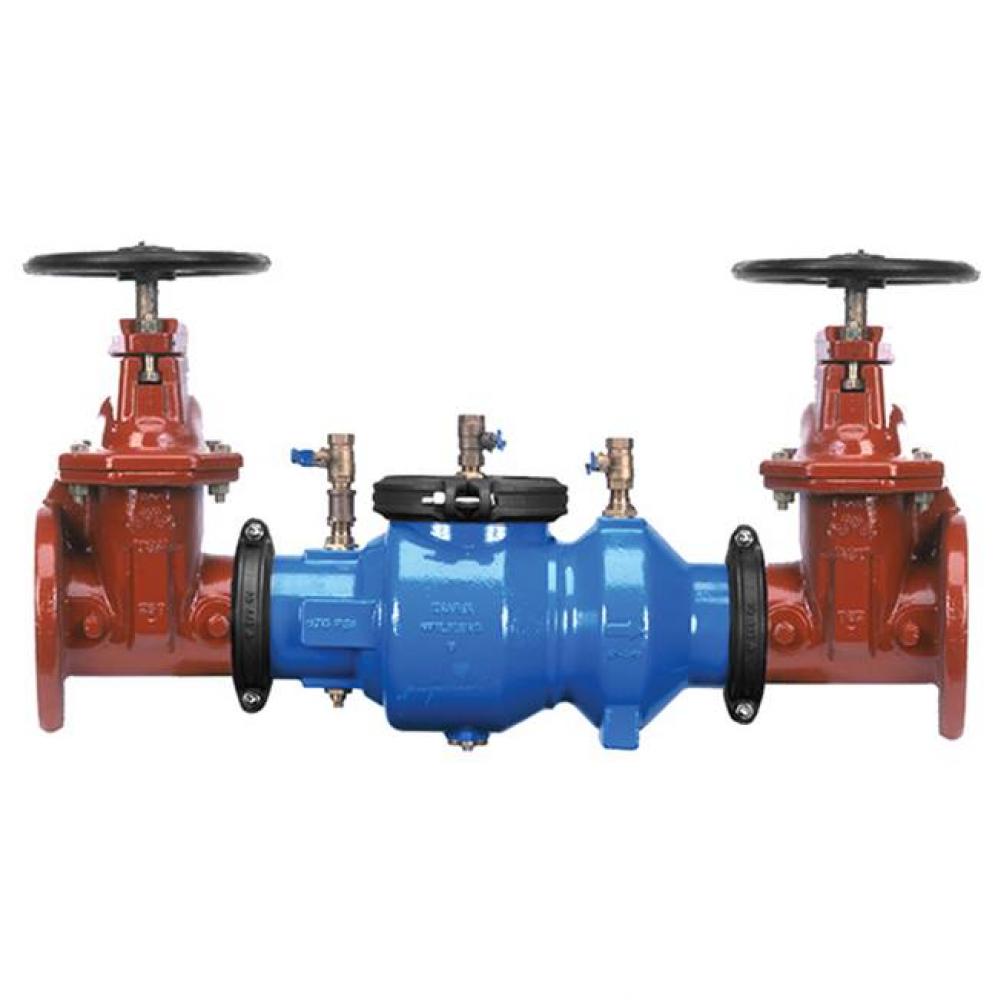 Double Check Valve, Lead-Free, Grooved Body, Flanged OSY x Grooved PI