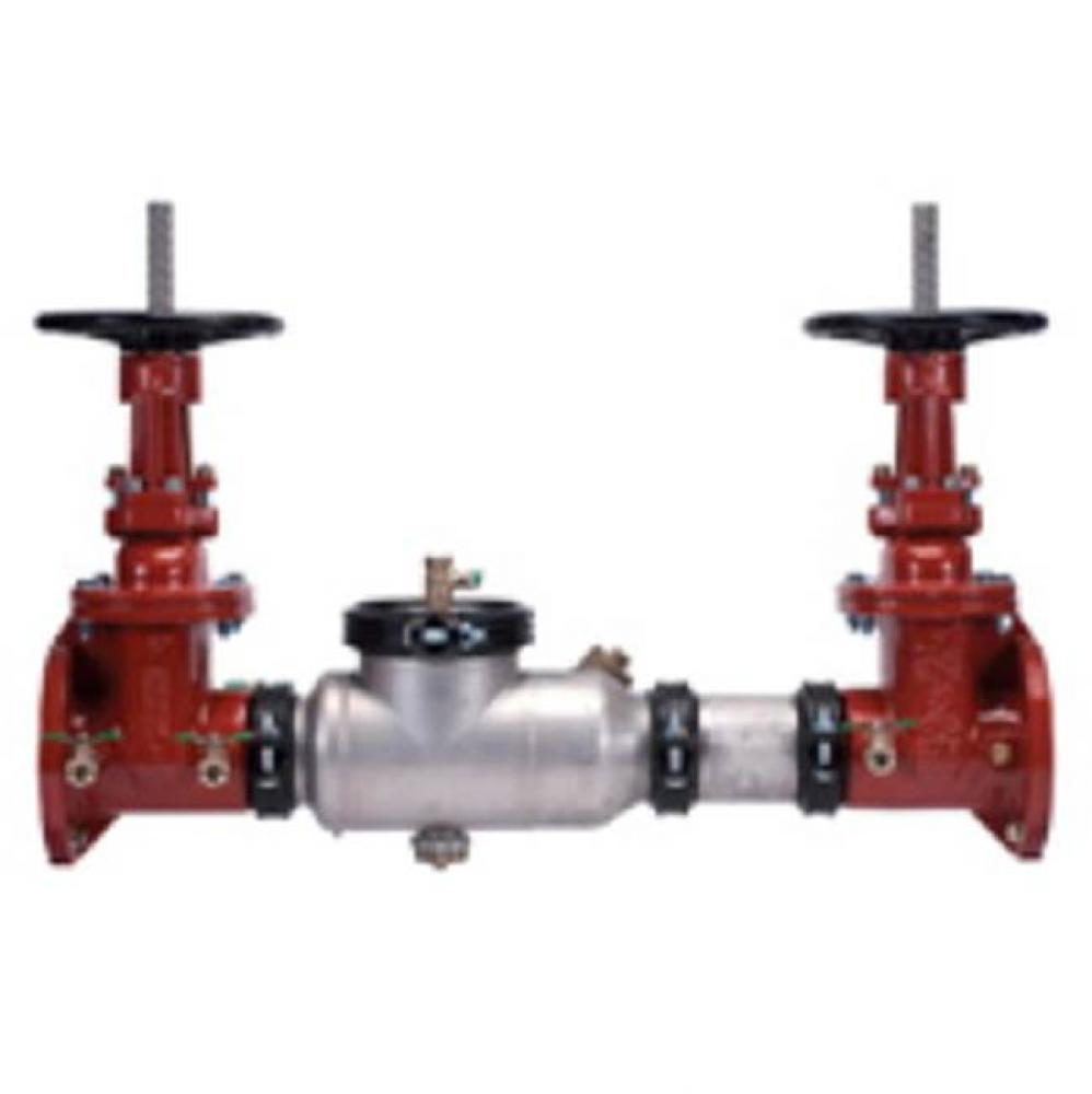 10'' 350 DCDA SS Body W/spool CU Ft Mtr Bfly GRV X GRV