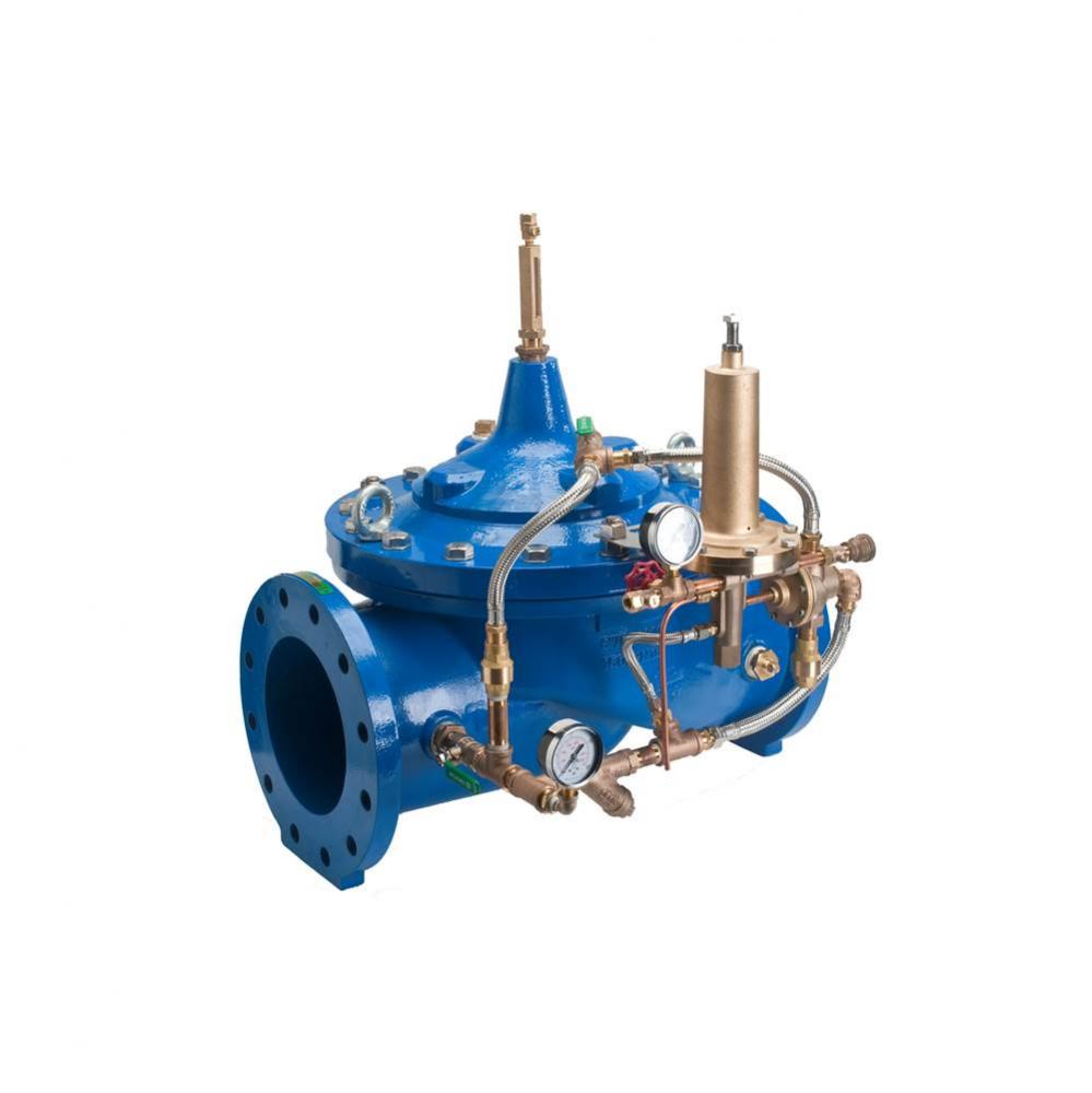 6'' ZW221 1way Alt Vlv Glb Body Cls Spd Ctrl ANSI 300 Flg  5'-55' Adj Pilot