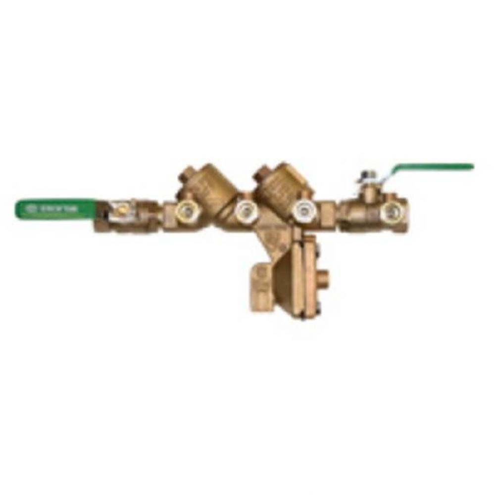 Reduced Pressure Principle Assy, Lead-Free, FNPT x FNPT, Test Cocks Up