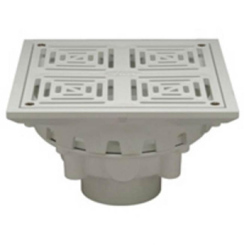 FD2283 3'' PVC Decorative Floor Drain