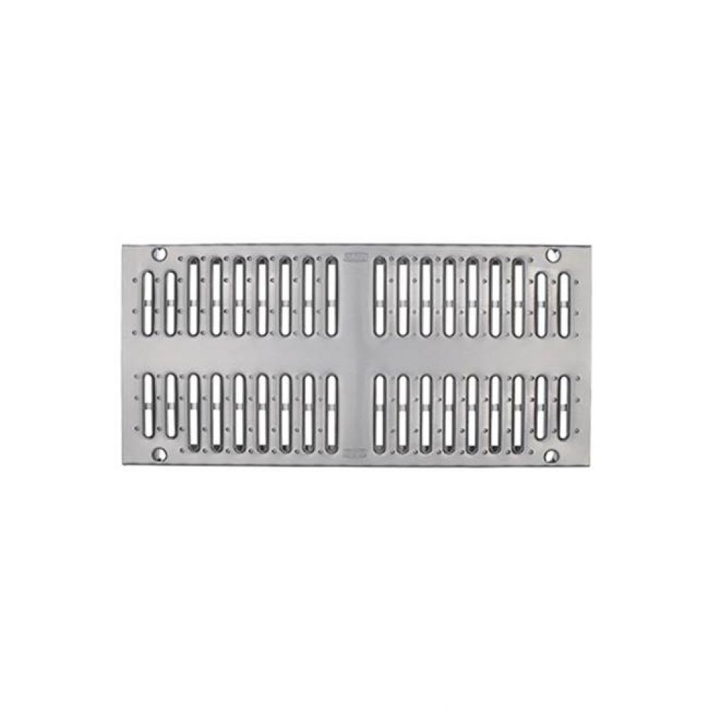 12'' x 24'' Stainless  Reinforced Slotted Class C Grate Milled P.N. 3028140035