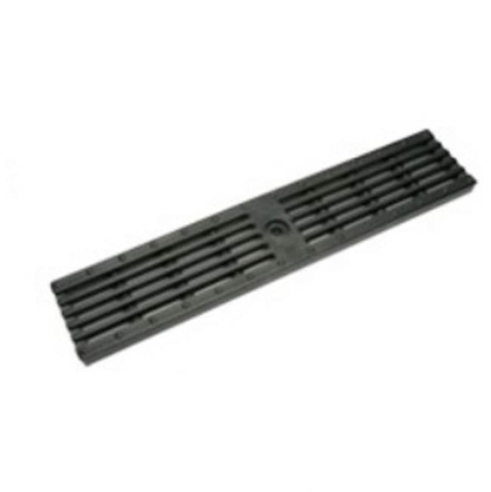 4'' x 20'' Polypropylene 4'' Black Heel Proof Class A Grate - P.N. 6