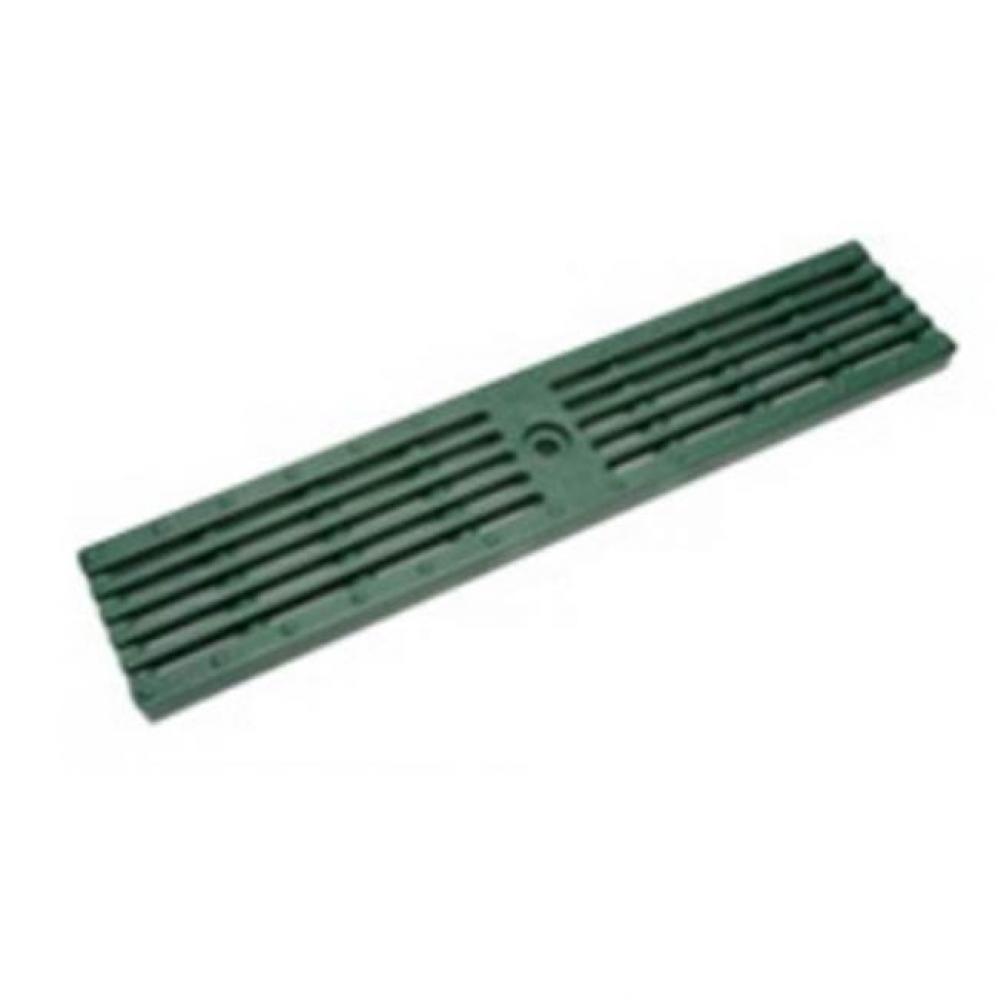 4'' x 20'' Polypropylene 4'' Dark Gray Heel Proof Class A Grate - P.