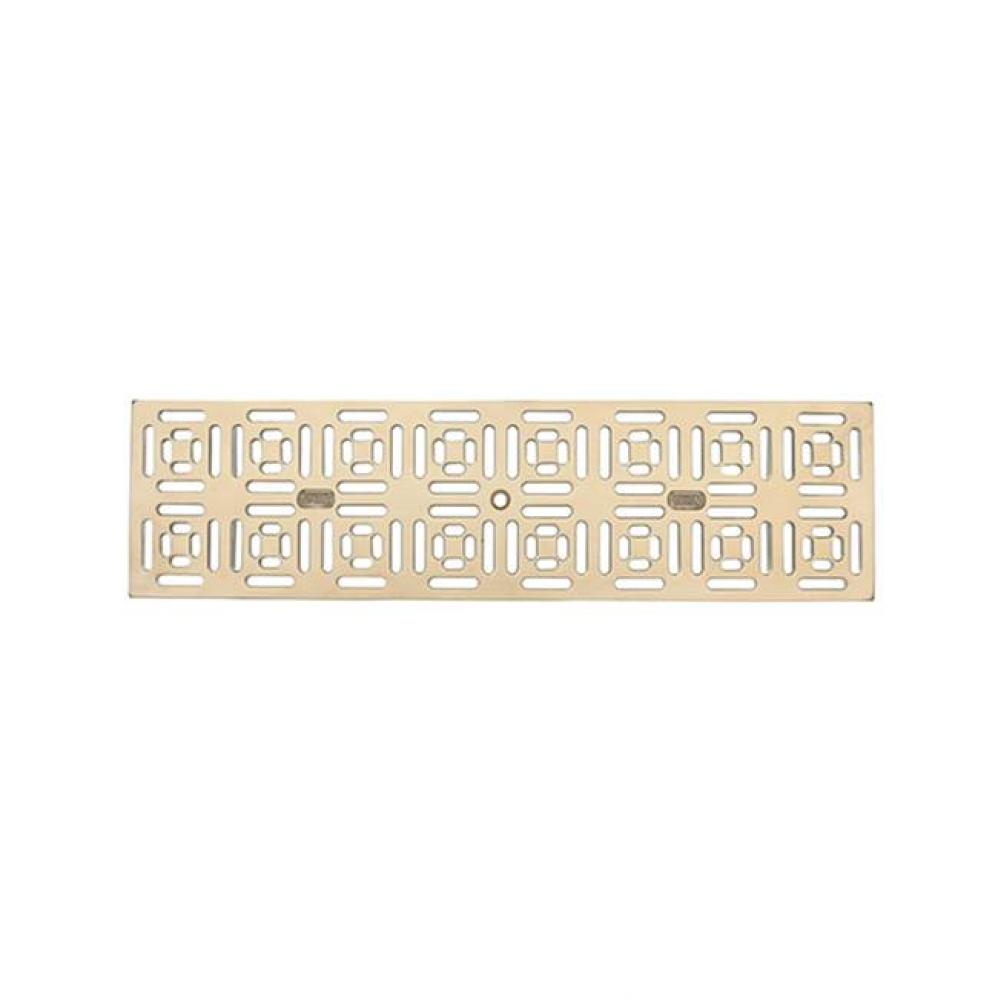 6'' x 20'' Brass Heel Proof Class A Decorative Grate - P.N. 640540013