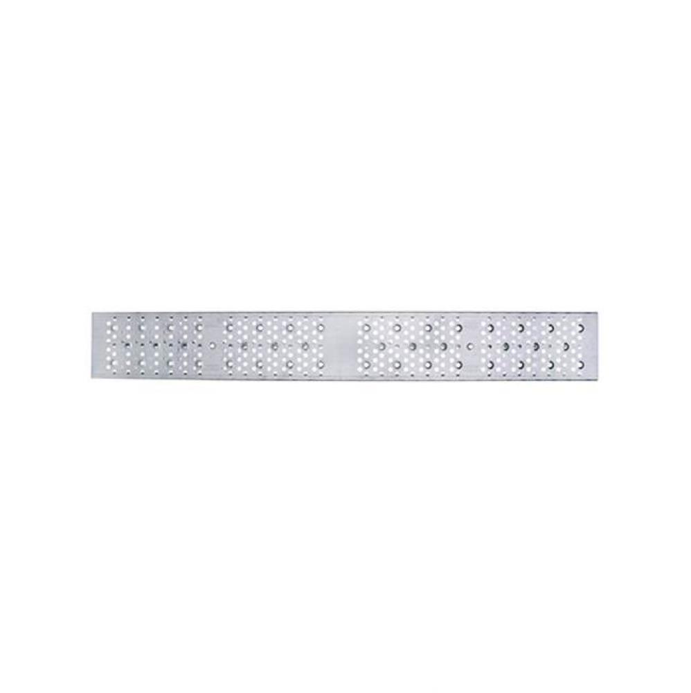 6'' x 40'' Galvanized Reinforced Perf Raised Class C Grate -  P.N. 308341G014