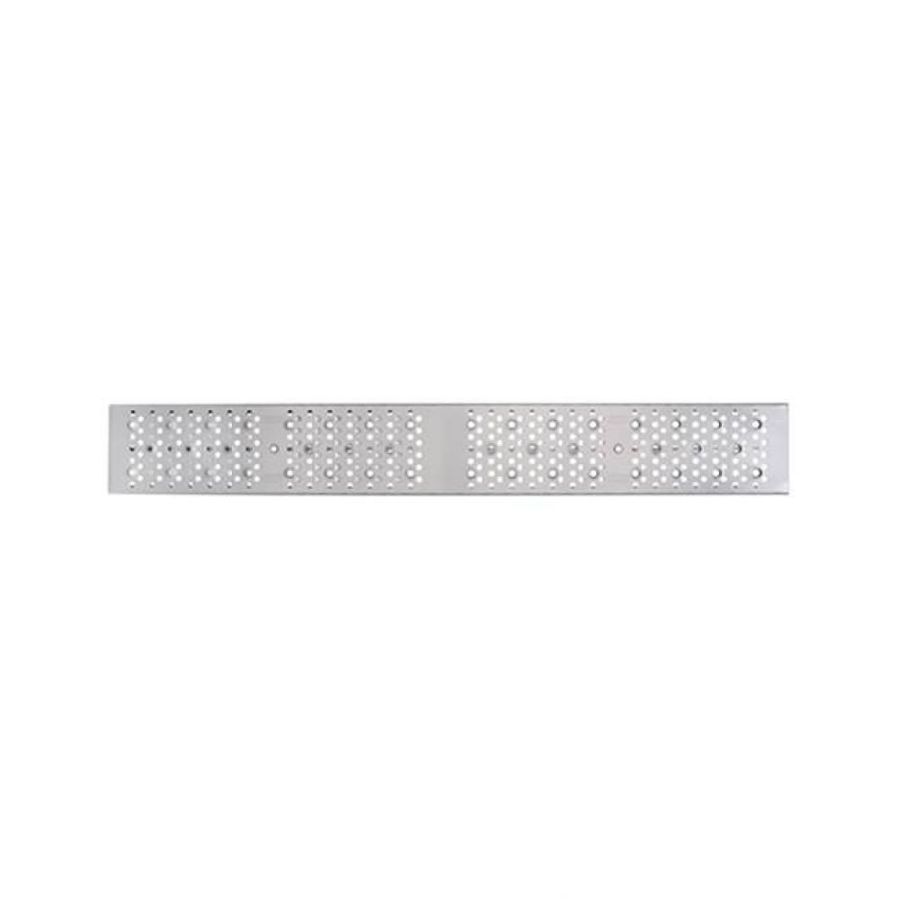 (fcst) 6'' x 40'' Stainless Reinforced Perf Raised Class C Grate - P.N. 308341