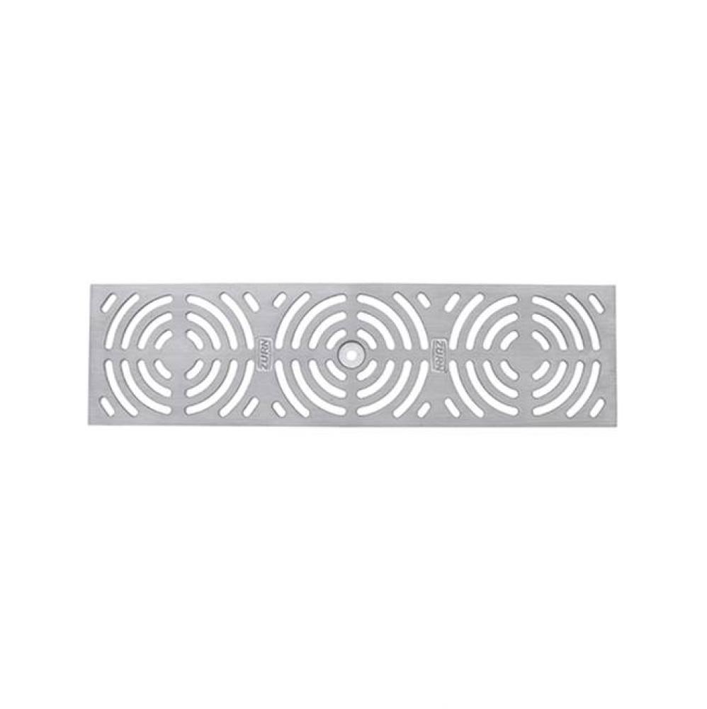(cek)6'' x 20'' Stainless Steel Diagonal Decorative Class B Grate - P.N. 67506