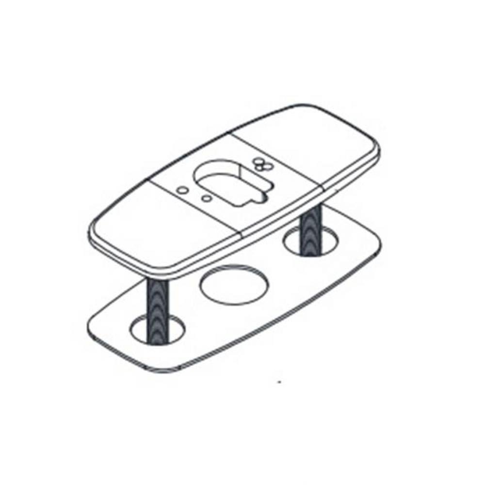 4'' Cast Cover Plate w/ Gasket