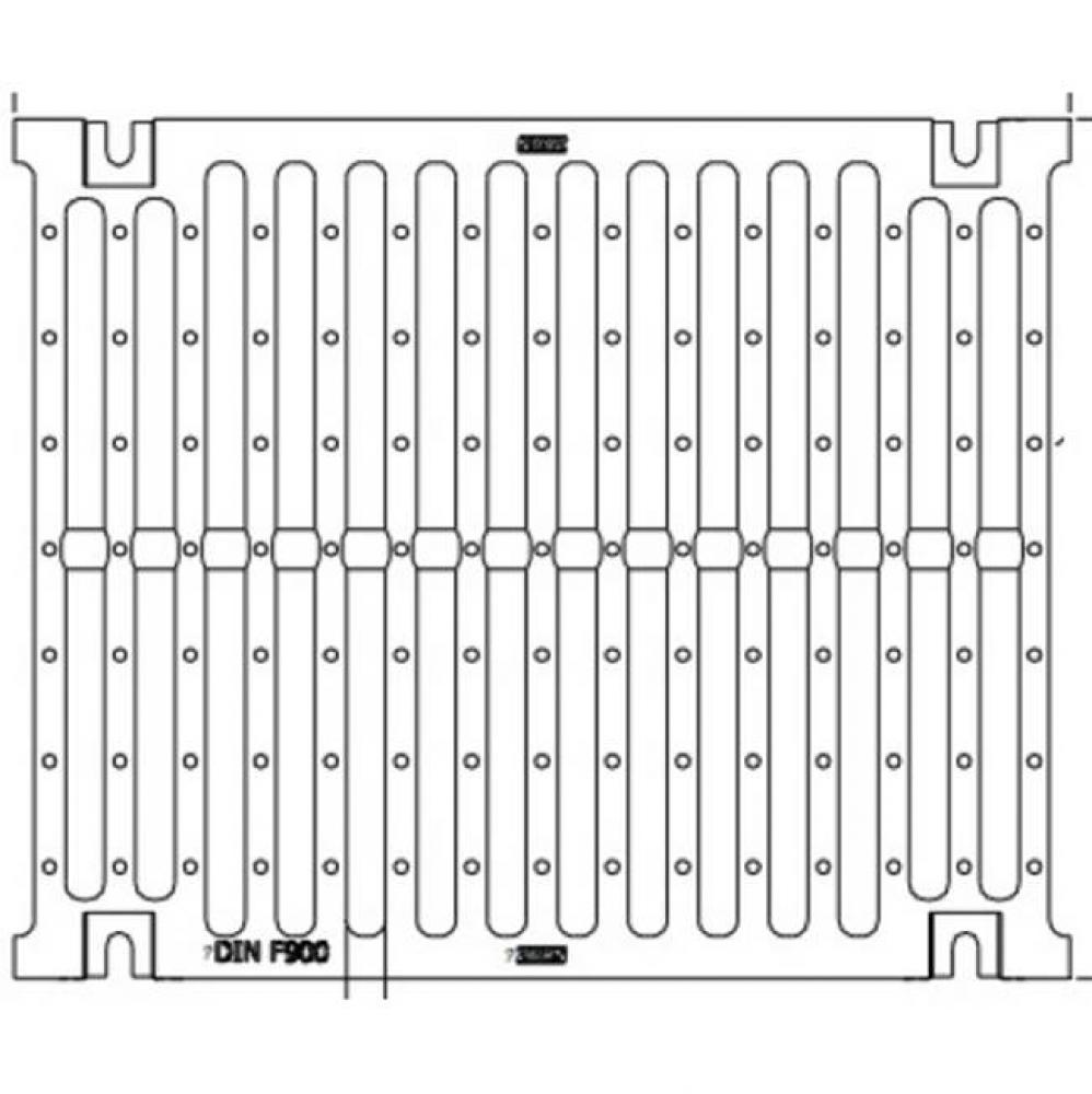Z874 DUCTILE IRON FLOTHRU CLASS F GRATE USA PN 842620017