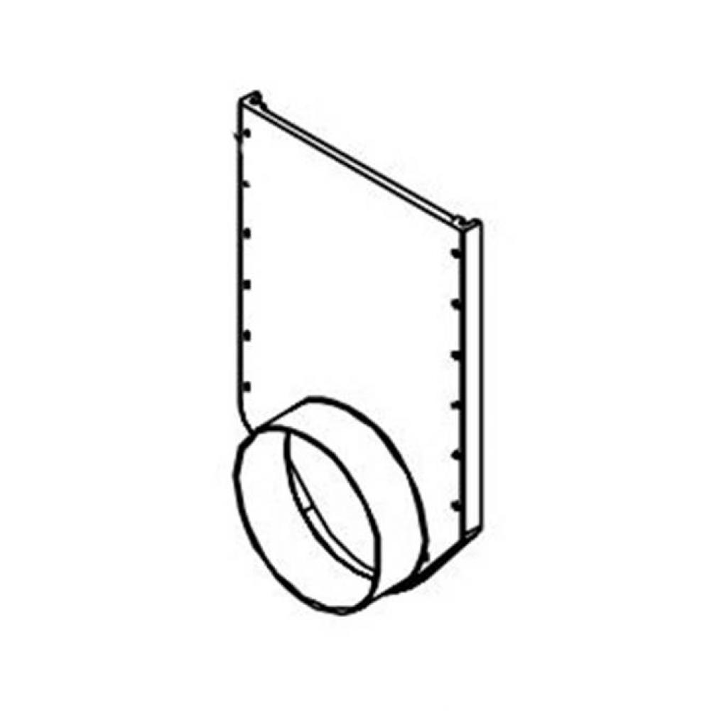 Z882 4'' NH END CAP W/SCREWS P.N. 622050026