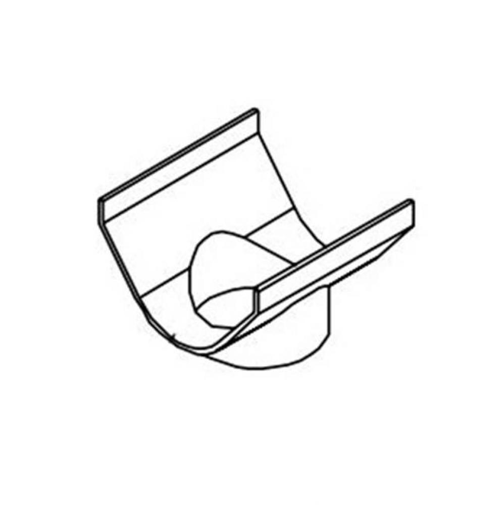 Z882 4'' NH BOTTOM OUTLET W/SCREWS PN 622060016