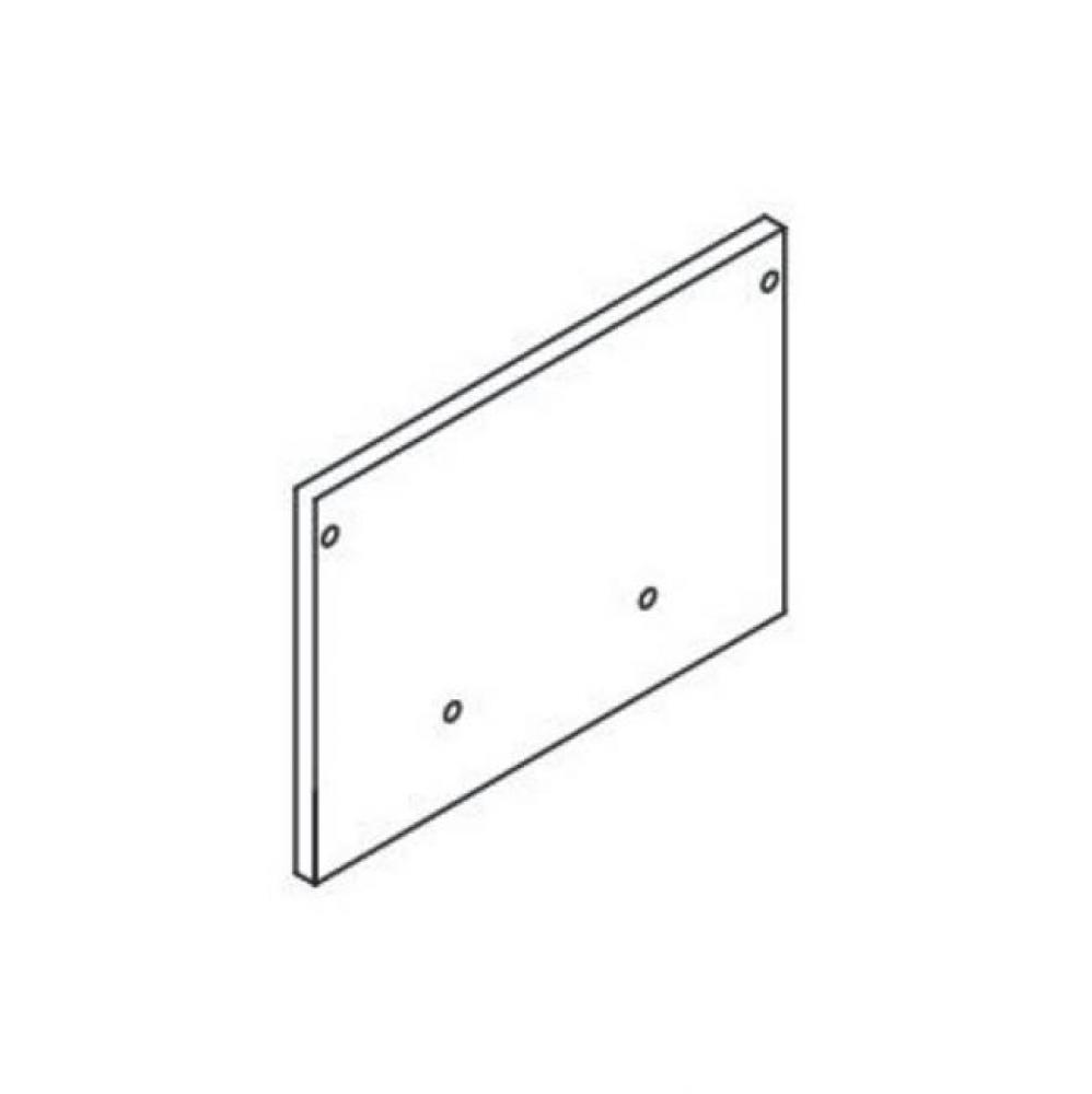 Z884 Silver Closed End Cap with Screws P.N. 622700316