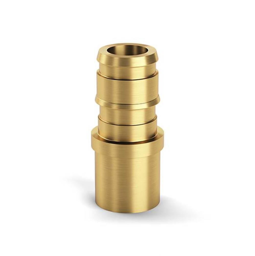 F1960 Expansion XL Brass MSWT Adapter - 2'' EX PEX x 2'' MSWT