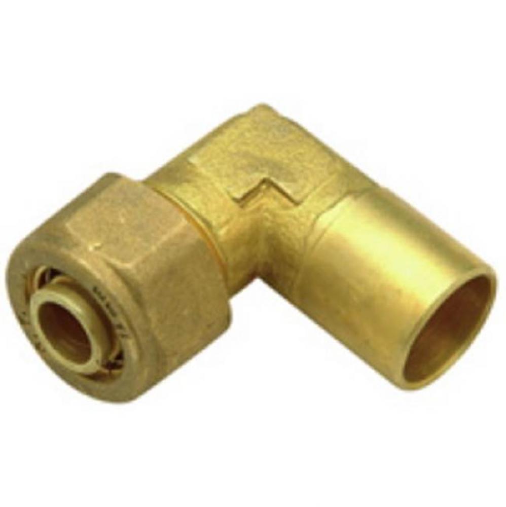 Sweat Elbow - 1/2''  Compression x 3/4''  Female Sweat