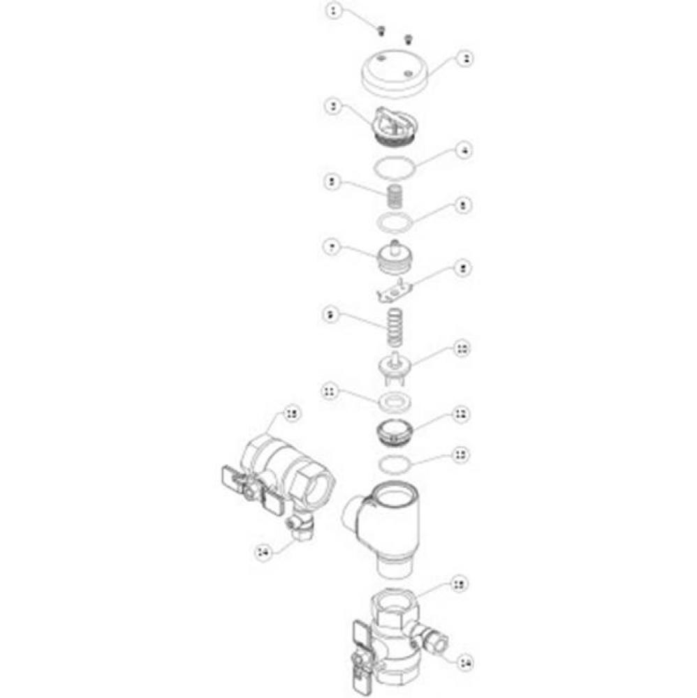 BONNET REPAIR KIT, 3/4 - 1'' 710
