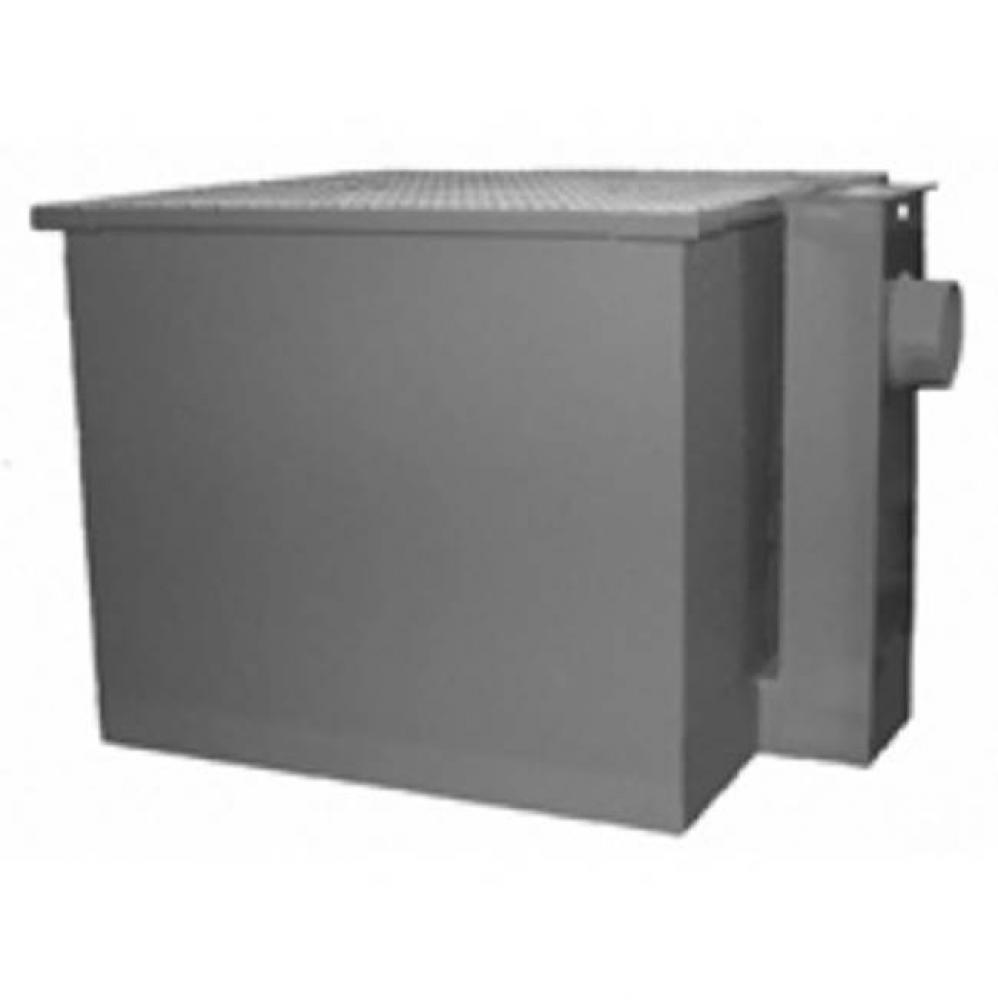 ARC Fabricated Steel 150-GPM Large Greasetrap w/ 4'' Threaded Connections