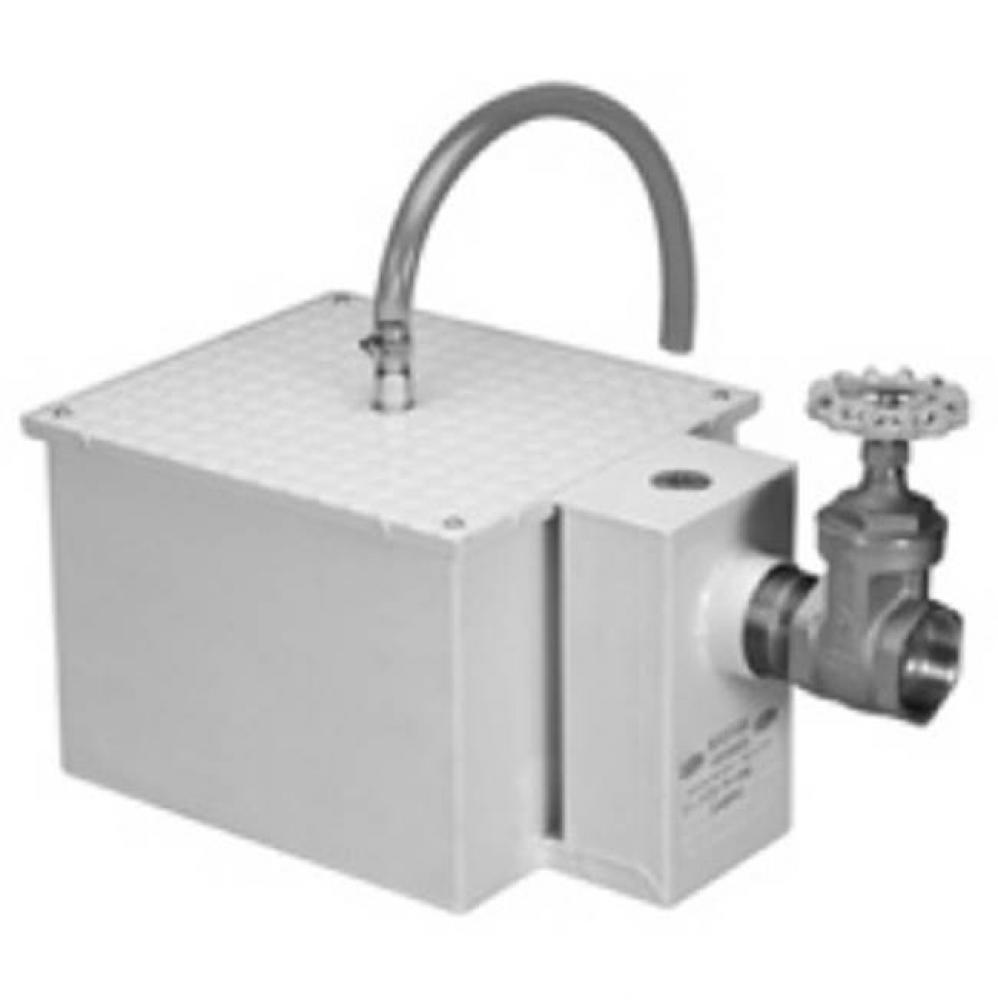 ARC Fabricated Steel 35-GPM Ejecto-Matic Greasetrap w/ 3'' Threaded Connections