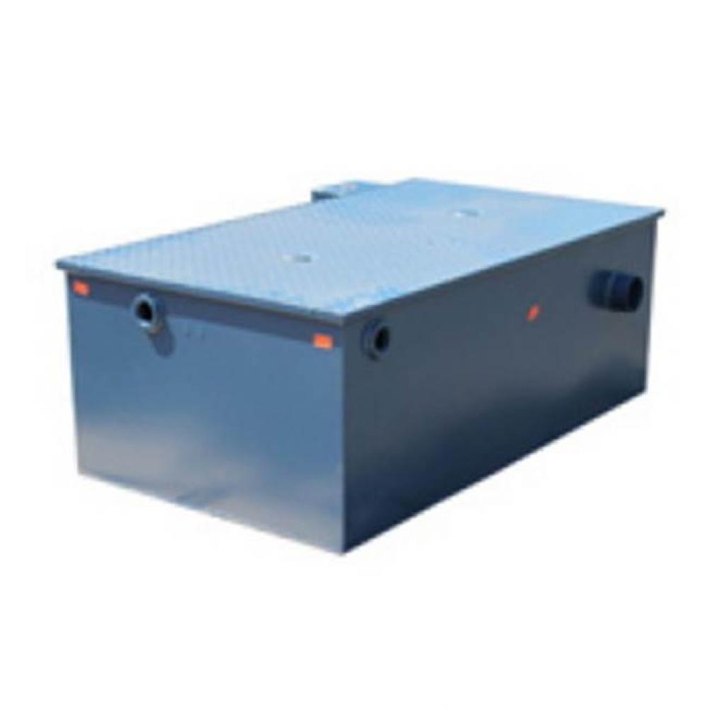 ARC Fab Steel 15-GPM Oil Interceptor w/ 4'' Threaded Connections-Storage Tank