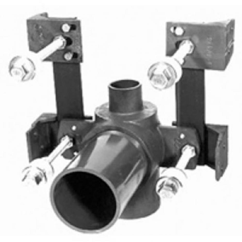 No-Hub Residential Water Closet Support System w/3'' Waste Line