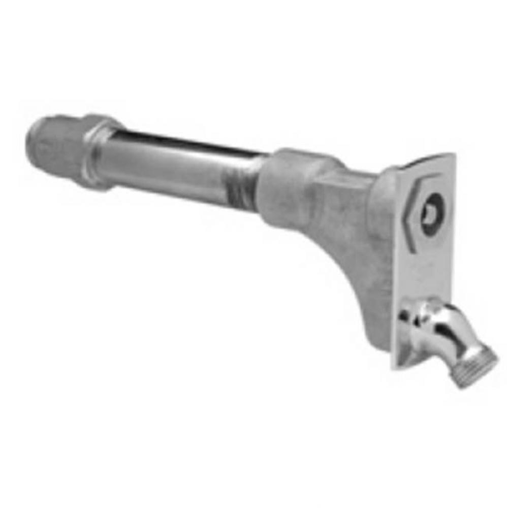 Exposed  Ecolotrol Non-Freeze Wall Hydrant, 3/4'' X 8''