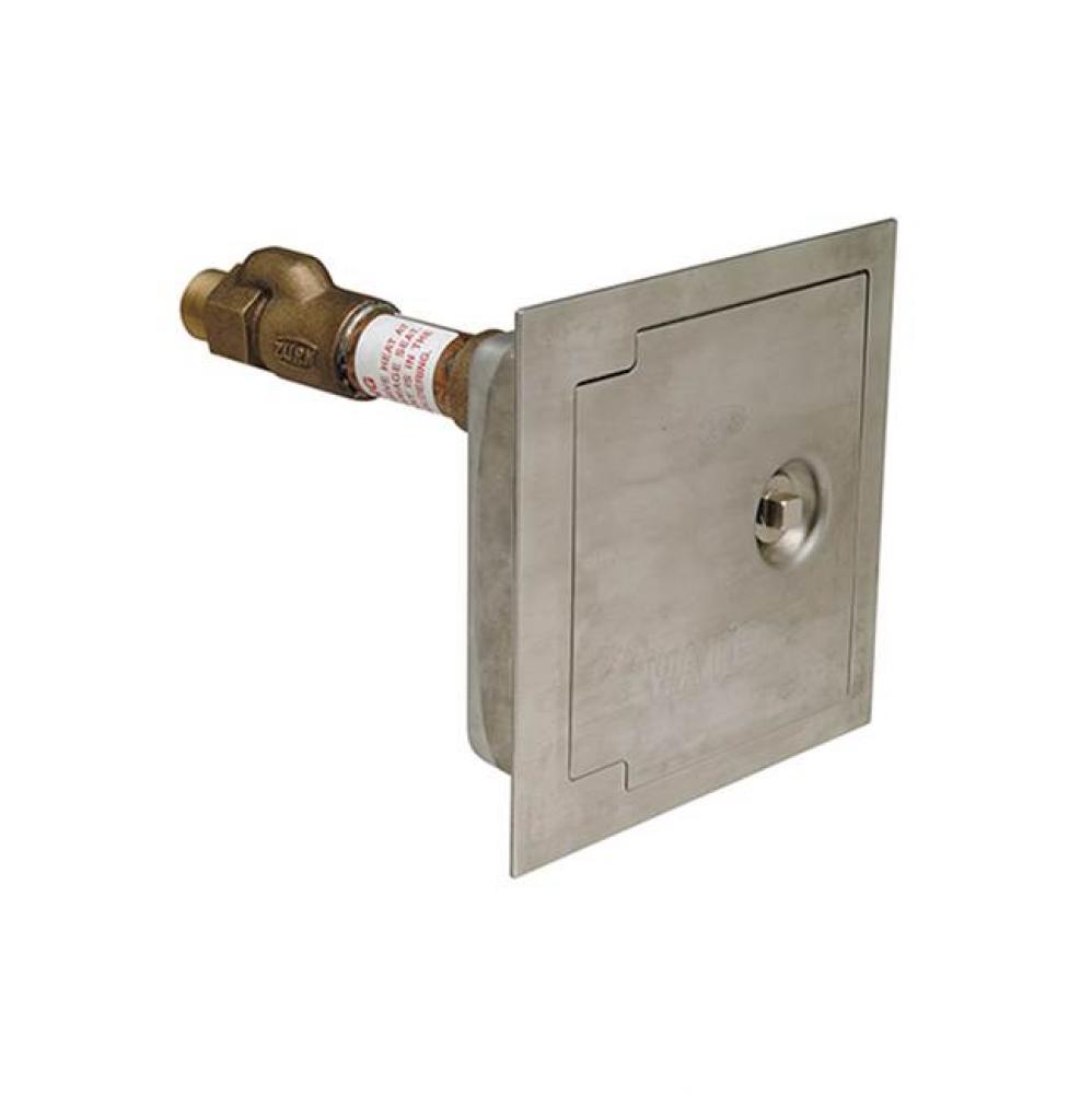 Z1320XL-NB, Ni. Br. Encased  Non-Freeze LeadFree Wall Hydrant, 10'' Wall