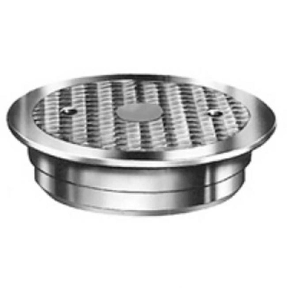 Stainless Steel Floor Cleanout w/ O-Ring Seal