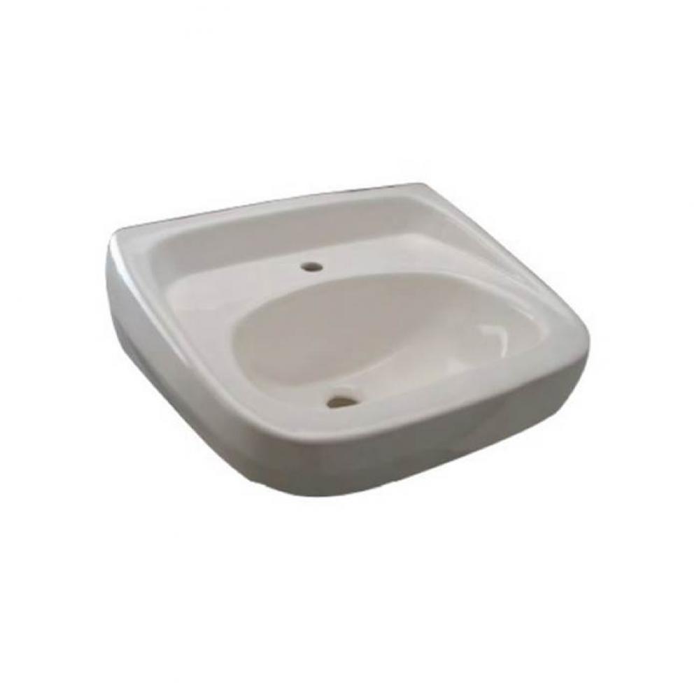 STAND. ARM LAV, SINGLE HOLE W/RH SOAP DISP. HOLE,20x18