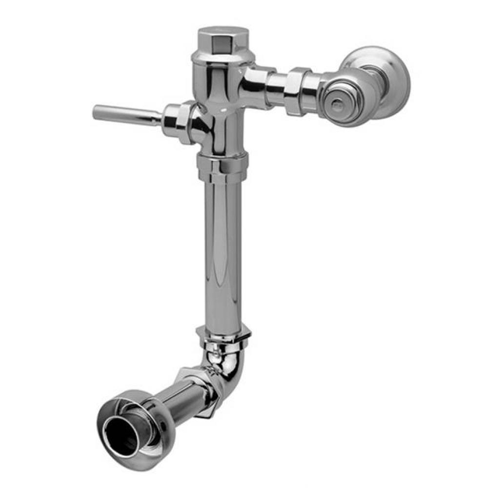 Aquaflush , 1.6 gpf, 26-1/2'' R-I, Swt Sldr Kt, Cst wall Flng