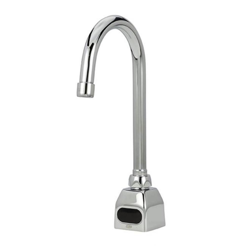 AquaSense® Single Hole Gooseneck Sensor Faucet with 1.5 gpm Aerator, Above Deck Mixer, and Wr