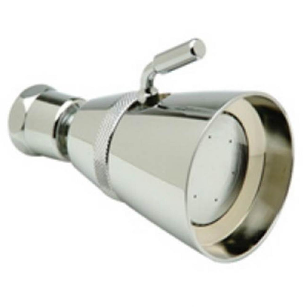 Large Brass Showerhead, 1.5 GPM