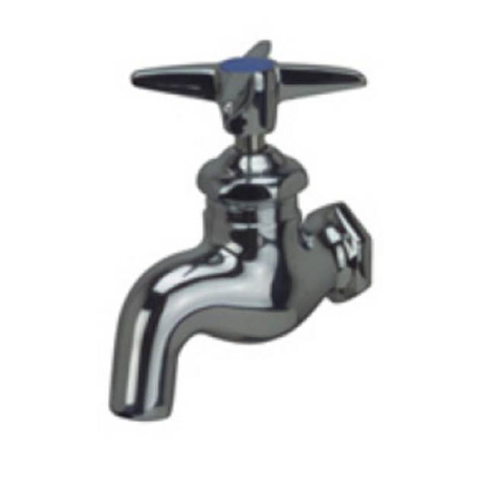 1/2'' MALE INLET WALL FAUCET W/3''DIA FOUR ARM HANDLE