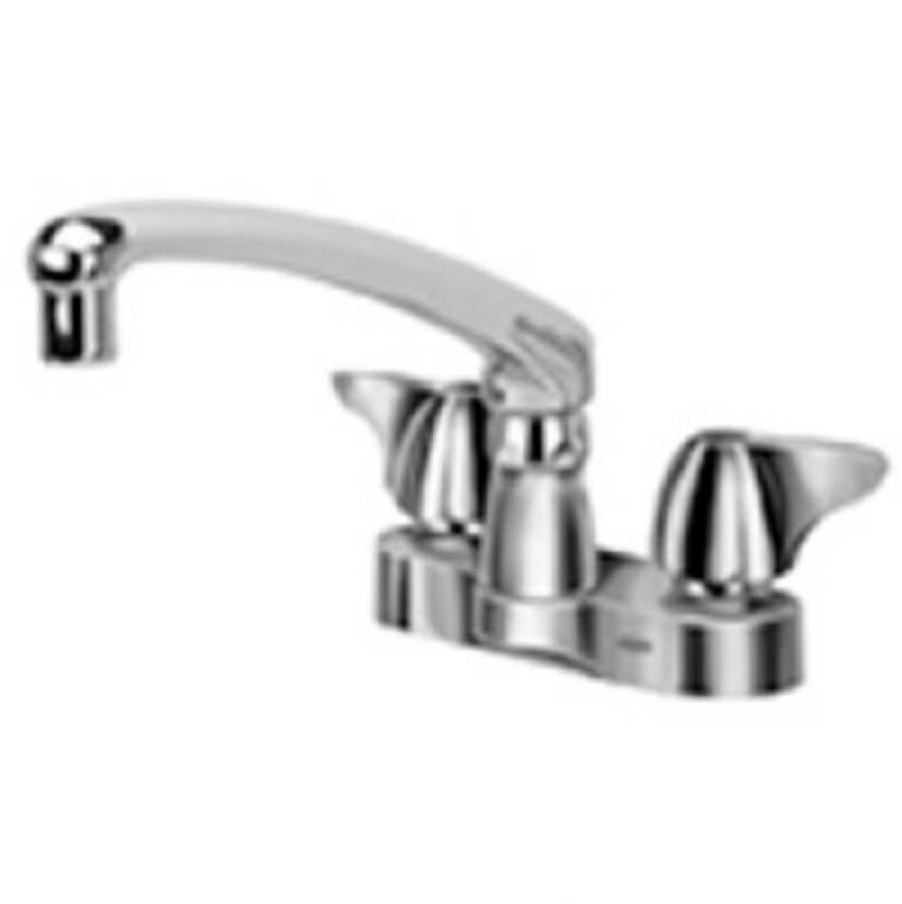 CENTERSET W/ 8''CAST SPOUT & DOME LEVER HANDLES -3F