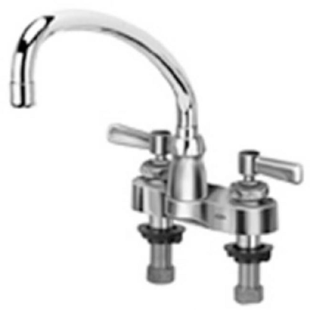 -XL CENTERSET FAUCET W/9-1/2'' TUBLAR SPOUT & 2-1/2'' LEVER HAND '3F&