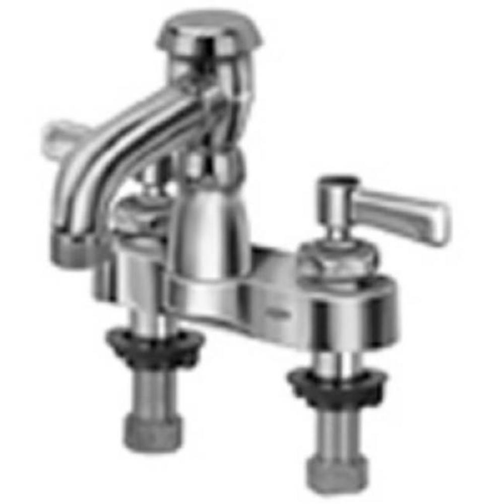 CENTERSET FAUCET W/HOSE END 6'' VB SPOUT & 2-1/2'' LEVER HANDL 'HCT&a
