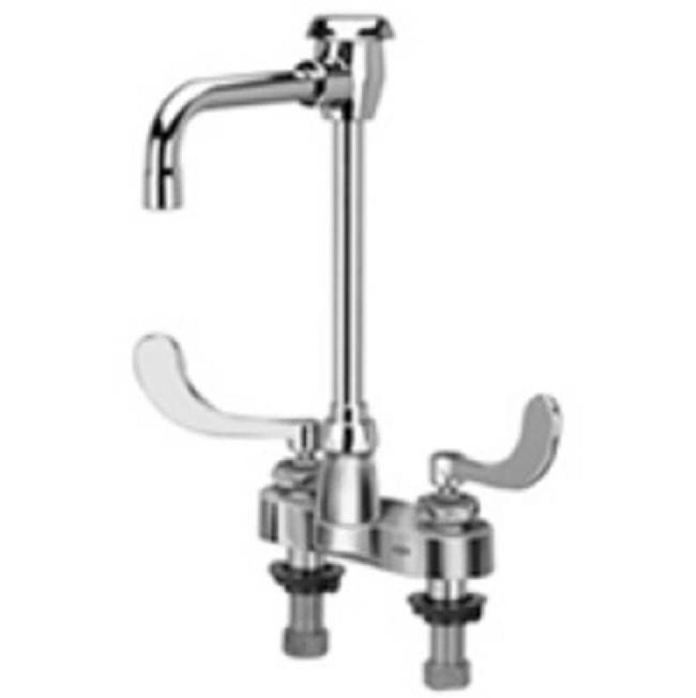 CENTERSET FAUCET W/4-1/2'' VB SPOUT & 4'' WRIST BLADE HANDES
