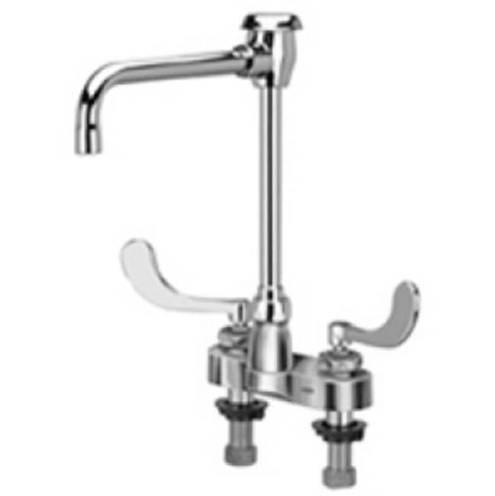 -XL CENTERSET FAUCET W/ 6'' VB SPOUT & 4'' WRIST BLADE HANDLLES