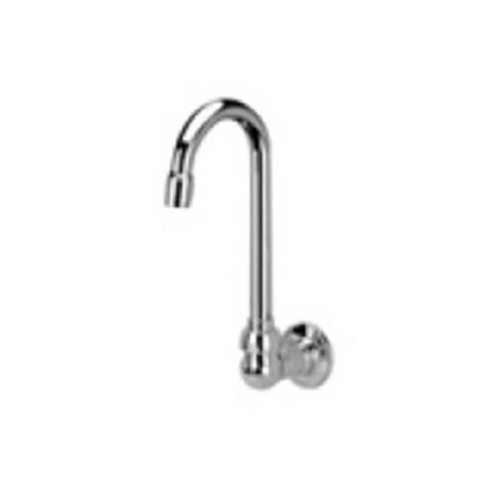 WALL MOUNTED FAUCET (XL); 3-1/2'' GOOSENECK SPOUT '18F'