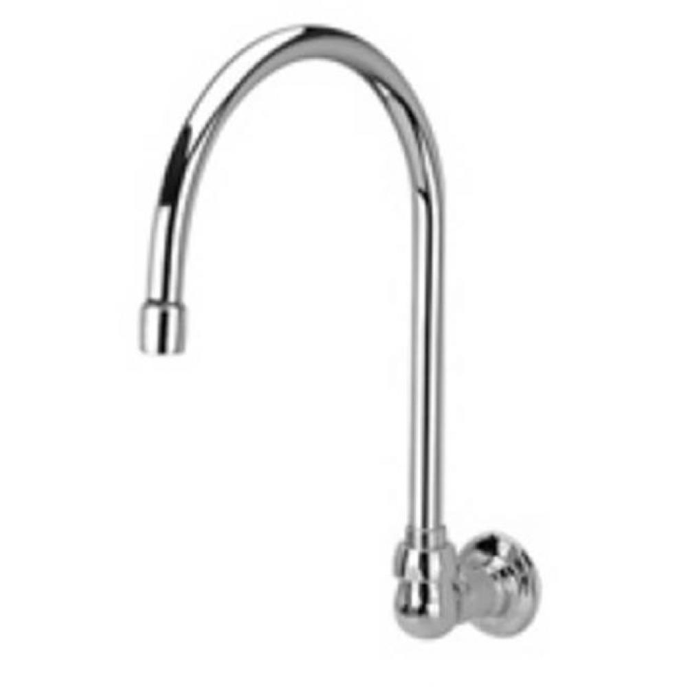 WALL MOUNTED FAUCET (XL); 8'' GOOSENECK SPOUT