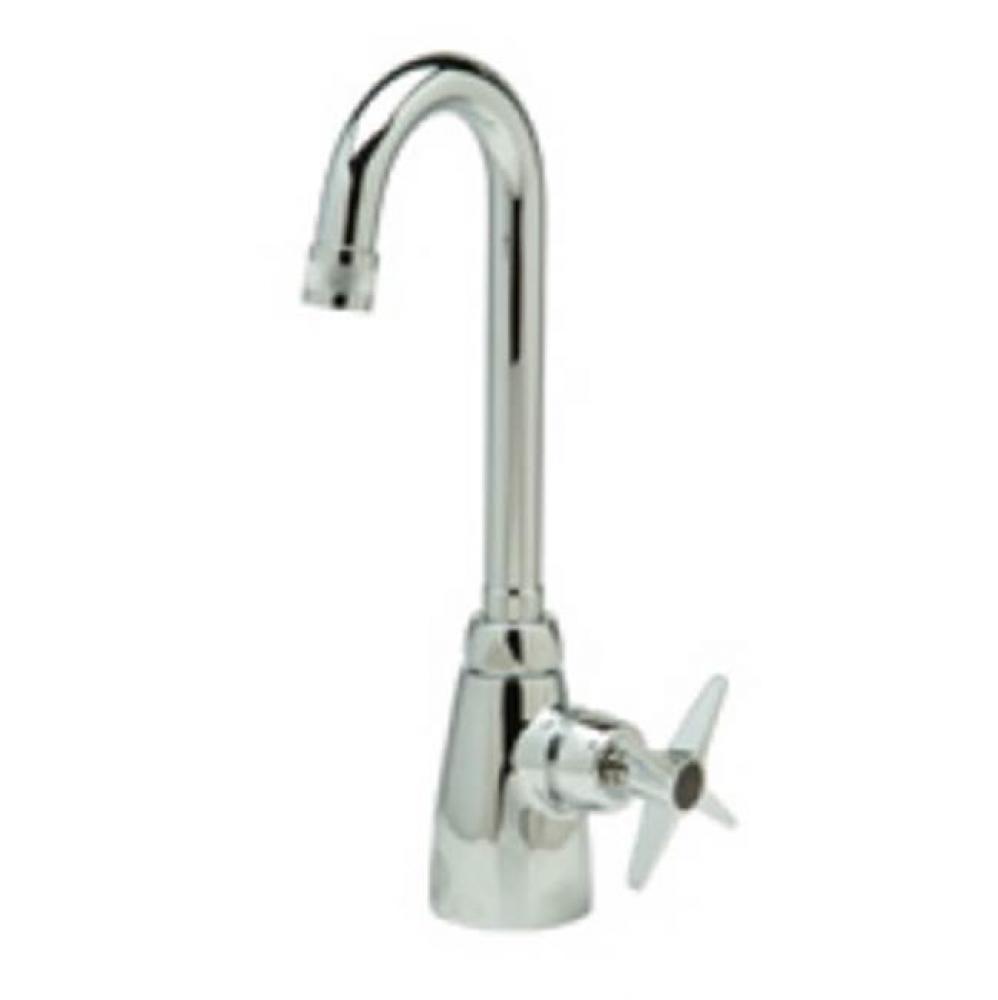 FAUCET (XL), SINGLE LAB, 3-1/2'' GOOSENECK; -2 HDL