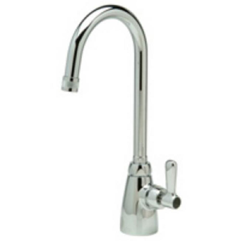 FAUCET (XL), SINGLE LAB, 5-3/8'' GOOSENECK SPOUT '17F'