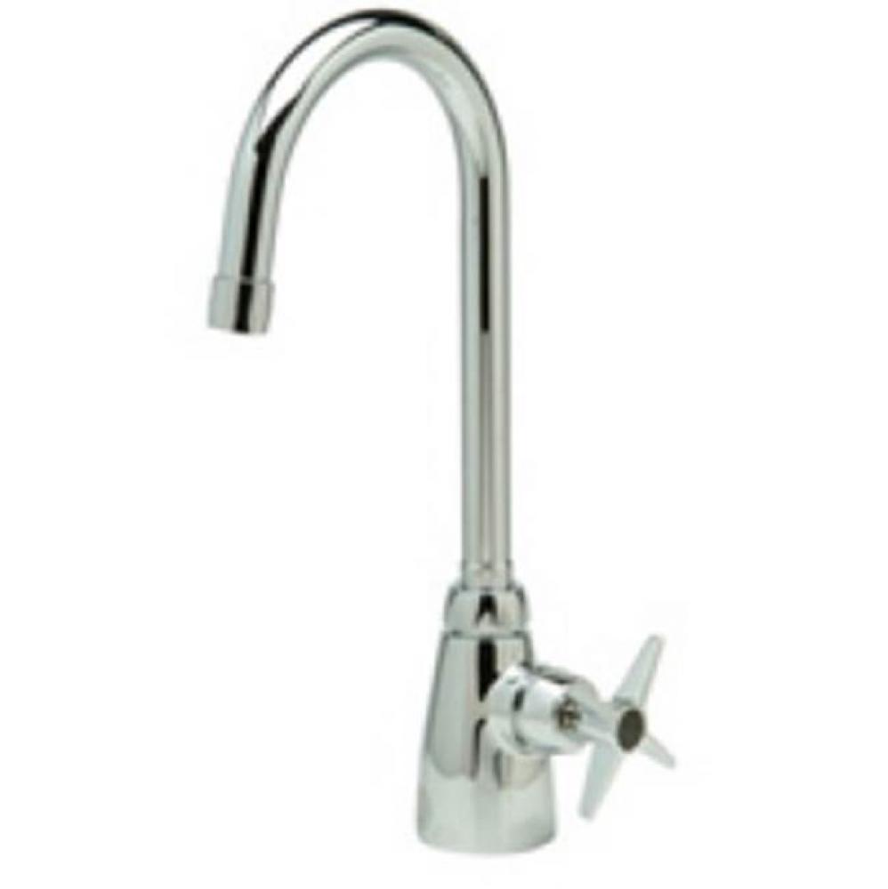 FAUCET (XL), SINGLE LAB, 5-3/8'' GOOSENECK; -2 HDL