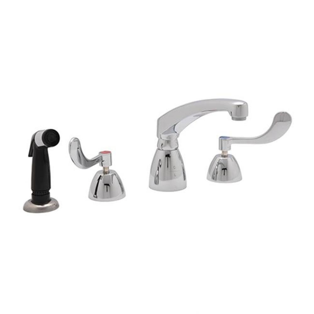 -XL FAUCET, WIDESPREAD FLEX HOSE, 'G', '4' '17F' 'HSLEAD FREE