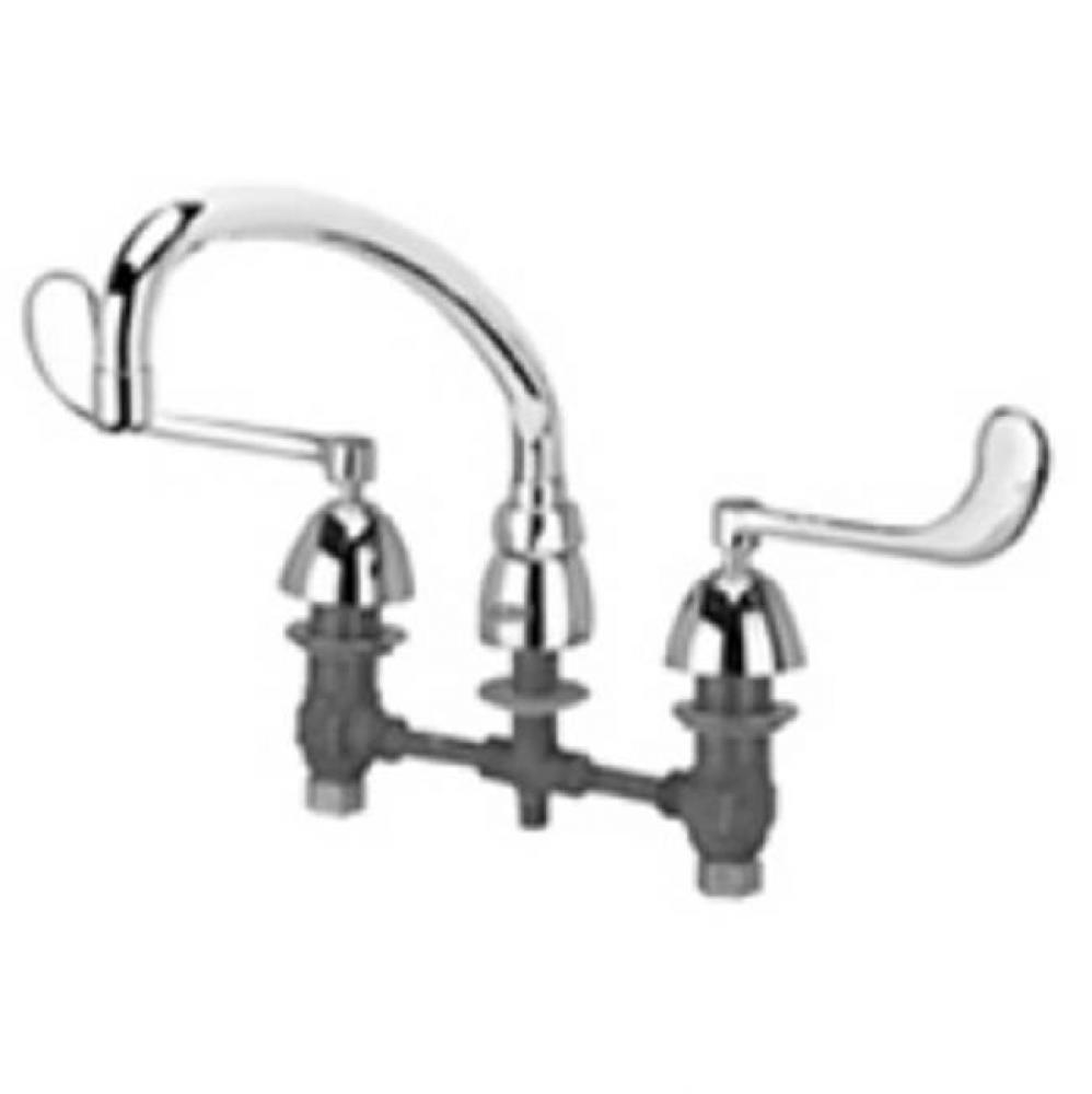 -XL WIDESPREAD 9 1/2'' TUBE SPT 6''WRST BLD LEAD FREE