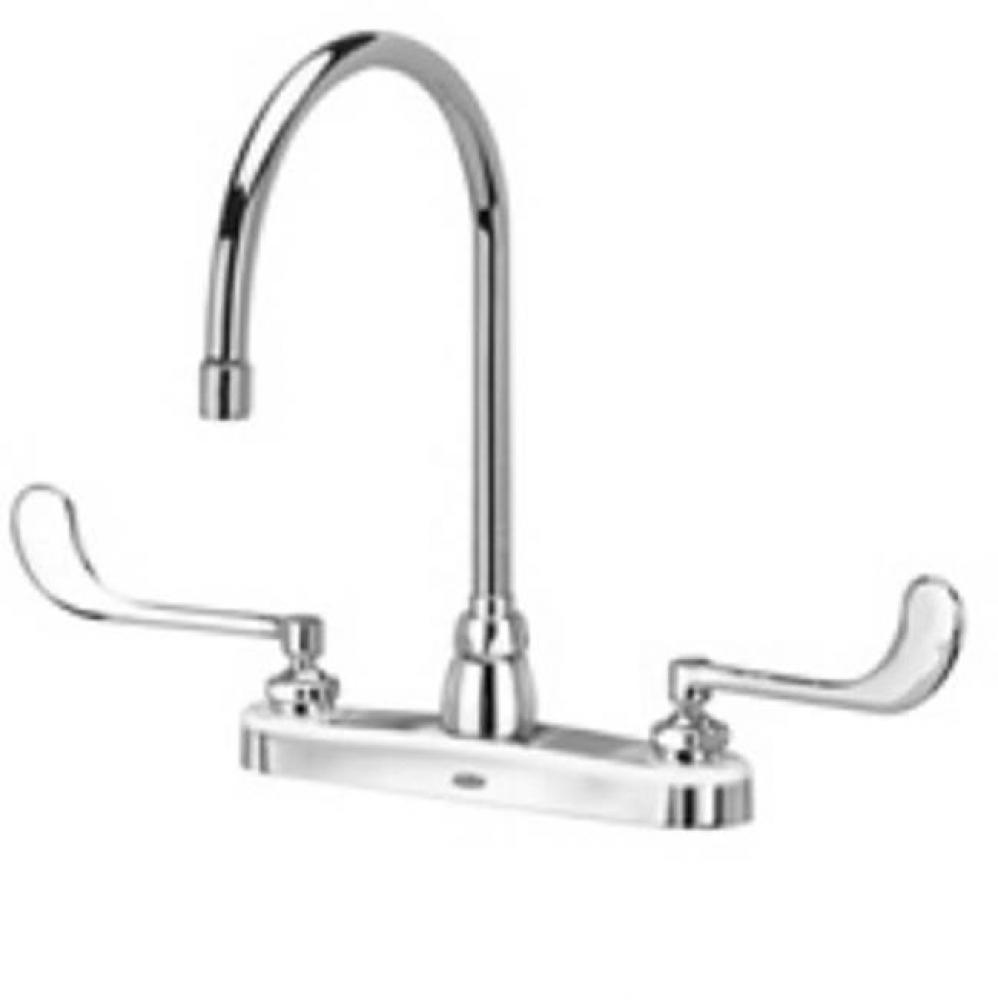 AquaSpec® kitchen sink faucet with 8'' gooseneck and 6'' wrist blade hand