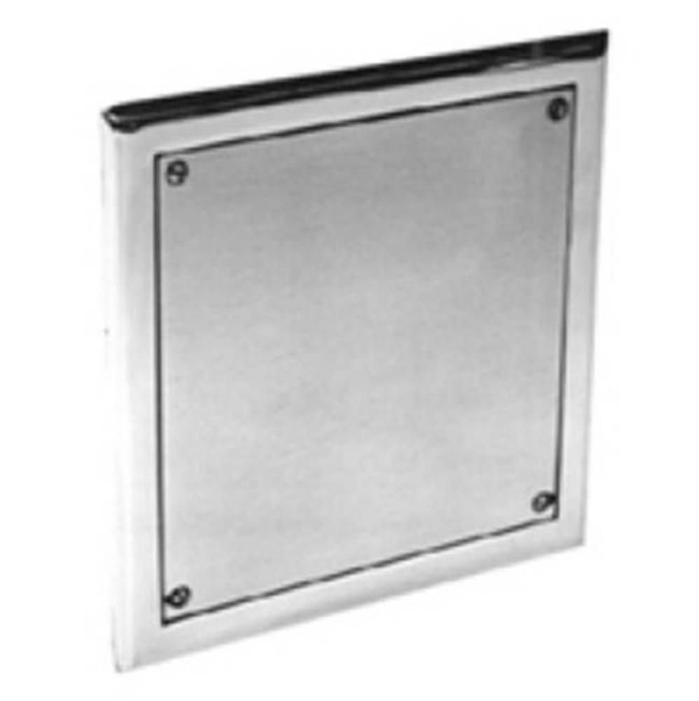 8'' Nickel Bronze Sq Secured Wall Access Panel w/ Polished Cover