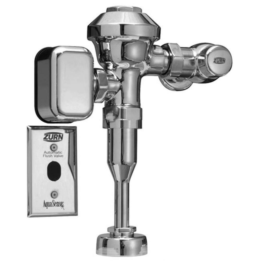 Aquavantage Zems Exposed Hardwired Sensor Flush Valve With 0.125 Gpf, 11-1/2'' Rough-In,