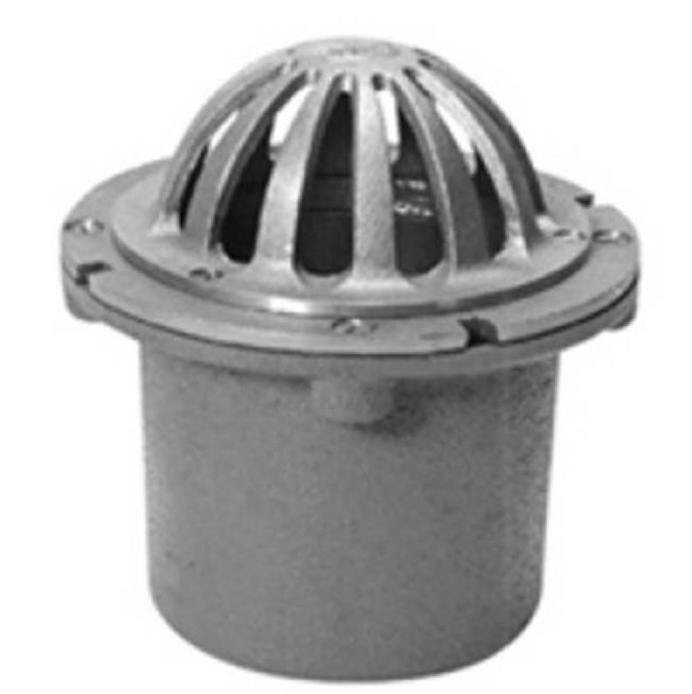 6'' Dia Cornice Drain-Rough Bronze